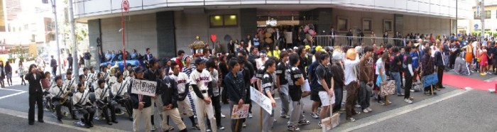 経済学部三崎祭　開会式